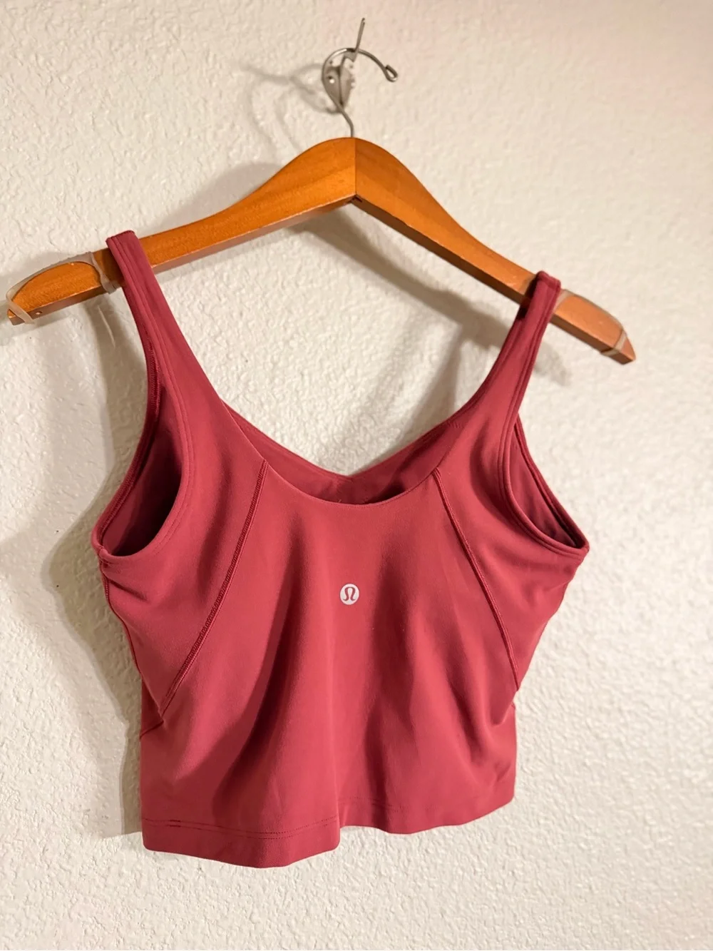 Lululemon Align Tank Crop Persian Red size 6